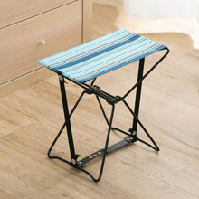 Load image into Gallery viewer, Outdoor Folding Camping Chair Simple Folding Mini Stool Camping Fishing Train Bench Portable Beach Chair With 1 Free Storage Bag
