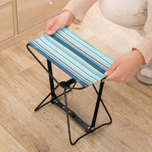Load image into Gallery viewer, Outdoor Folding Camping Chair Simple Folding Mini Stool Camping Fishing Train Bench Portable Beach Chair With 1 Free Storage Bag