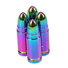 Load image into Gallery viewer, POSSBAY Universal Motorcycle Automobiles Bicycle Tyre Valve Caps Bullet Wheel Tire Valve Cap Metal Tyre Stem Air Caps