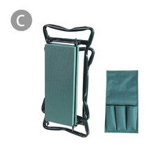 Load image into Gallery viewer, Pad With Small Cloth Bag Garden Folding Stool Folding Belt Tool Bag Squatting Bench Cultivation Garden Bench