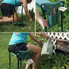 Load image into Gallery viewer, Pad With Small Cloth Bag Garden Garden Folding Stool Folding Belt Tool Bag Garden Bench