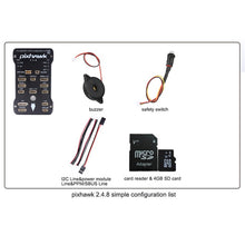 Load image into Gallery viewer, Pixhawk 2.4.8 PX4 PIX 32 Bit Flight Controller+M8N GPS+ 433/915Mhz 100/500mw Radio Telemetry+Safety Switch+Buzzer+rgb+I2C+ 4G SD