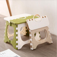 Load image into Gallery viewer, Plastic Bathroom Folding Small Bench Child Adult Step Stool Travel Outdoor Portable Small Chair For Shoe Bench