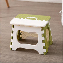 Load image into Gallery viewer, Plastic Bathroom Folding Small Bench Child Adult Step Stool Travel Outdoor Portable Small Chair For Shoe Bench