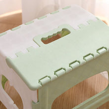 Load image into Gallery viewer, Plastic Multi Purpose Folding Step Stool Home Space Saving Outdoor Storage Foldable Seat Strong Load Bearing 4.516#30