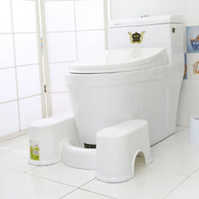 Load image into Gallery viewer, Plastic Non-slip Bathroom Toilet Aid Squatty Step Foot Stool For Potty Help Prevent Constipation faster bowel movements