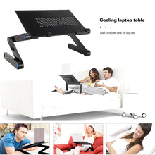 Load image into Gallery viewer, Portable Foldable Adjustable Folding Table Computer Desk iPad Desk Lazy Notebook Stand for Bed Sofa Home Office Computer Desk