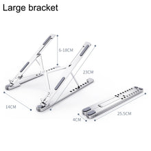 Load image into Gallery viewer, Portable Foldable Aluminum Laptop Stand Holder Tablet  Universal For Pc Computer Folding Adjustable Office Notebook Holder Rack