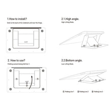Load image into Gallery viewer, Portable Foldable Laptop Stand Adjusting Notebook Brackets Computer Holder Shelf Bases Office Supplies