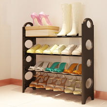 Load image into Gallery viewer, Portable Simple Shoe Rack Easy Assembled Shoes Storage Organizer Space Saver for the Door No Tool Required Shoe Shelf Furntiure