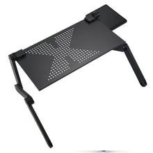 Load image into Gallery viewer, Portable and Multifunctional Aluminum Laptop Table Stand for Bed Portable Sofa Laptop Table Foldable Notebook Desk