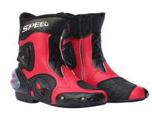 Load image into Gallery viewer, Pro-biker automobile race ride shoes medium motorcycle boots automobile race boots motorcycle shoes windproof waterproof boots