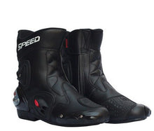 Load image into Gallery viewer, Pro-biker automobile race ride shoes medium motorcycle boots automobile race boots motorcycle shoes windproof waterproof boots