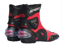 Load image into Gallery viewer, Pro-biker automobile race ride shoes medium motorcycle boots automobile race boots motorcycle shoes windproof waterproof boots