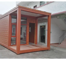 Load image into Gallery viewer, Quick easy assembly custom outdoor stylish design deluxe living glass villa tiny container prefab house