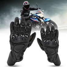 Load image into Gallery viewer, Real Leather Motorcycle Gloves Moto Motocross  Waterproof Gloves Motorcycle Protective Gears Motorcycle Protection Equipment