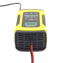 Load image into Gallery viewer, Red Car Battery Charger Automobile Motorcycle Intelligent Pulse Repair 12V 5A LCD Motocycle Battery Charging Device
