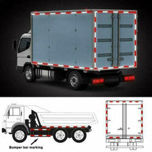 Load image into Gallery viewer, Reflective Conspicuity Grade Diamond Tape, Automobile, Motorcycle, Reflective Truck tape Trailer Tractor I8N5