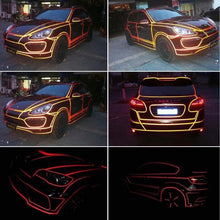 Load image into Gallery viewer, Reflective Tape Stickers Car Styling Automobile VehicleTruck Motorcycle Cycling Warning Mark Strip DIY Decal 1.5cm Decor