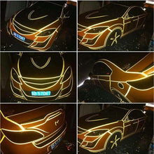 Load image into Gallery viewer, Reflective Tape Stickers Car Styling Automobile VehicleTruck Motorcycle Cycling Warning Mark Strip DIY Decal 1.5cm Decor