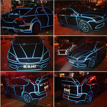 Load image into Gallery viewer, Reflective Tape Stickers Car Styling Automobile VehicleTruck Motorcycle Cycling Warning Mark Strip DIY Decal 1.5cm Decor