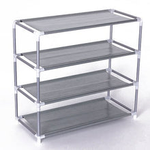 Load image into Gallery viewer, Removable door shoe storage cabinet shelf DIY shoes storage