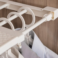 Load image into Gallery viewer, Retractable Closet Organizer Shelf Adjustable Kitchen Cabinet Storage Holder Cupboard Rack Wardrobe Organizer Bathroom Shelf