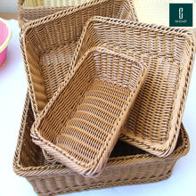 Load image into Gallery viewer, Round hollow 500g about 70 meters: synthetic rattan weaving material plastic rattan for chair table, tavolo rattan