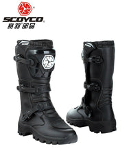 Load image into Gallery viewer, SCOYCO motorcycle riding Boots street automobile racing boots road Motocross riding shoes MBT012 size EUR42 US 8.5