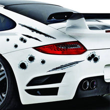Load image into Gallery viewer, SPEEDWOW 1PCS 3D Realistic Bullet Hole Car Sticker Simulation Scratch Funny Decal Waterproof Stickers For Automobiles/Motorcycle