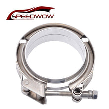 Load image into Gallery viewer, SPEEDWOW 4.0" Stainless Steel Exhaust V Band Clamp Flange Kit Exhaust Male Female Flange For Automobiles &amp; Motorcycles