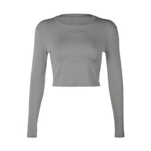 Load image into Gallery viewer, SUCHCUTE soild female tshirt knit long sleeve 2019 White Wild T Shirt casual fashion tee club simple women tops outfits