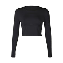 Load image into Gallery viewer, SUCHCUTE soild female tshirt knit long sleeve 2019 White Wild T Shirt casual fashion tee club simple women tops outfits