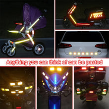 Load image into Gallery viewer, Safety Mark Reflective Tape Sticker Car Styling Self Adhesive Warning Tape Automobile Motorcycle Bicycle DIY Decoration Strip