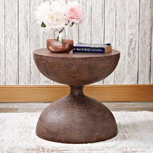 Load image into Gallery viewer, Sand Clock sofa side table ancient coffee tables style industriel end table bed side table