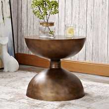 Load image into Gallery viewer, Sand Clock sofa side table ancient coffee tables style industriel end table bed side table