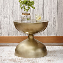 Load image into Gallery viewer, Sand Clock sofa side table ancient coffee tables style industriel end table bed side table
