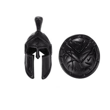 Load image into Gallery viewer, Set Spartan Helmet Shield Accessories Bracelet Necklace DIY Handmade Jewelry Connector Camping Survival Carabiner Accessories