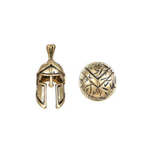 Load image into Gallery viewer, Set Spartan Helmet Shield Accessories Bracelet Necklace DIY Handmade Jewelry Connector Camping Survival Carabiner Accessories