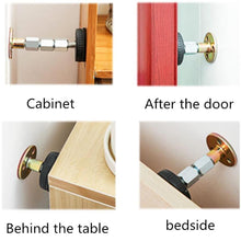 Load image into Gallery viewer, Set of 2 2 Size Adjustable Threaded Bed Frame Antishake Support Tool Fixer