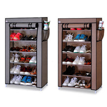 Load image into Gallery viewer, Seven Layers Six Grid Thick Non-woven Simple Shoe Cabinet Dustproof Creative DIY Assembly Storage Shoe Rack Shoe Organizer Shelf