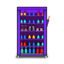 Load image into Gallery viewer, Seven Layers Six Grid Thick Non-woven Simple Shoe Cabinet Dustproof Creative DIY Assembly Storage Shoe Rack Shoe Organizer Shelf