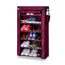 Load image into Gallery viewer, Seven Layers Six Grid Thick Non-woven Simple Shoe Cabinet Dustproof Creative DIY Assembly Storage Shoe Rack Shoe Organizer Shelf