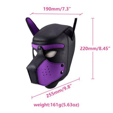 Load image into Gallery viewer, Sex Leather Cosplay Masks Puppy Role Play SM Sexy Women Girls Rubber Helmet Soft Interest Latex Dog Mask Necklace Collar Suit