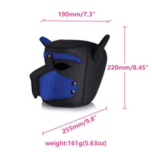 Load image into Gallery viewer, Sex Leather Cosplay Masks Puppy Role Play SM Sexy Women Girls Rubber Helmet Soft Interest Latex Dog Mask Necklace Collar Suit