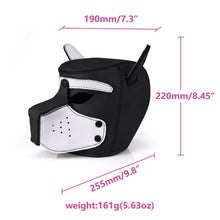 Load image into Gallery viewer, Sex Leather Cosplay Masks Puppy Role Play SM Sexy Women Girls Rubber Helmet Soft Interest Latex Dog Mask Necklace Collar Suit