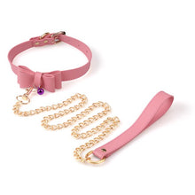 Load image into Gallery viewer, Sex Leather Cosplay Masks Puppy Role Play SM Sexy Women Girls Rubber Helmet Soft Interest Latex Dog Mask Necklace Collar Suit