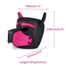 Load image into Gallery viewer, Sex Leather Cosplay Masks Puppy Role Play SM Sexy Women Girls Rubber Helmet Soft Interest Latex Dog Mask Necklace Collar Suit
