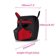 Load image into Gallery viewer, Sex Leather Cosplay Masks Puppy Role Play SM Sexy Women Girls Rubber Helmet Soft Interest Latex Dog Mask Necklace Collar Suit