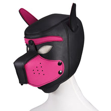 Load image into Gallery viewer, Sex Leather Cosplay Masks Puppy Role Play SM Sexy Women Girls Rubber Helmet Soft Interest Latex Dog Mask Necklace Collar Suit
